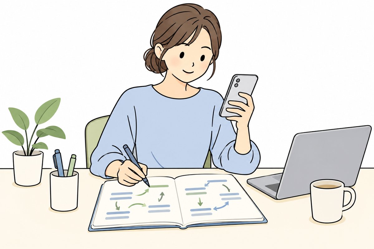 商品名の言葉の順番を考える店長