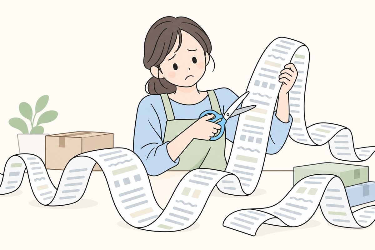 長すぎる商品名を削る担当者