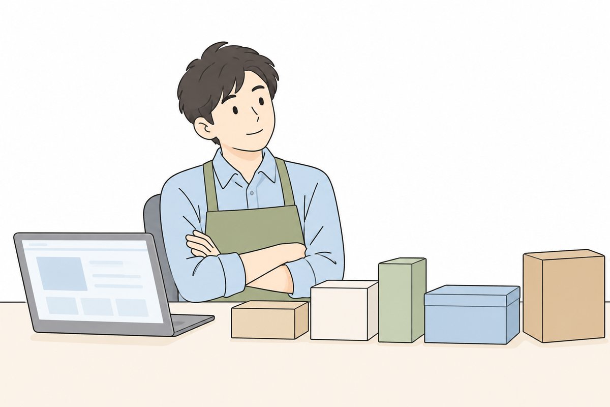 店の見た目を考える店長