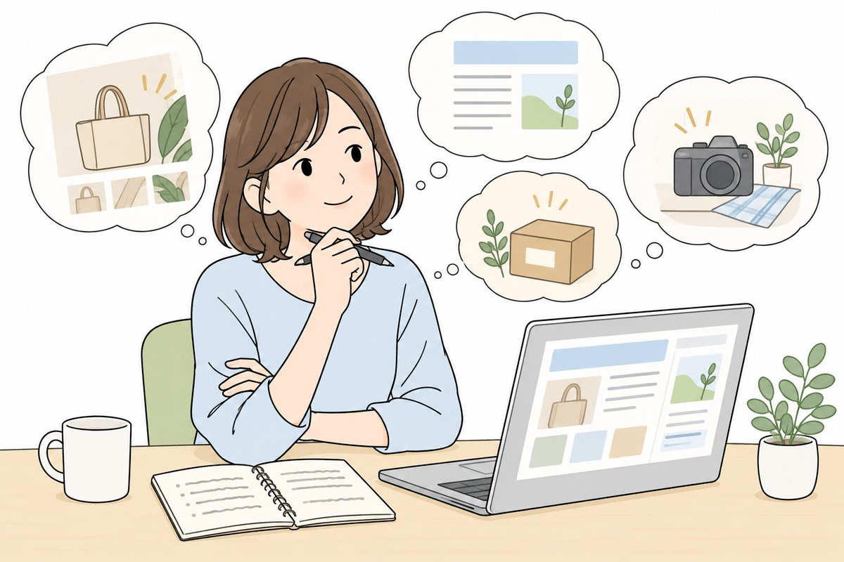 検索キーワードを考える担当者